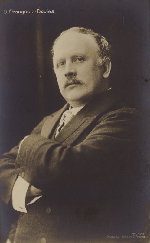 David Ffrangcon-Davies, walesisk barytonsångare (1855-1918) av English Photographer
