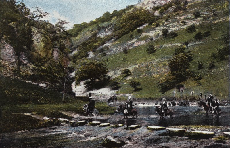 Dovedale, Stepping Stones av English Photographer