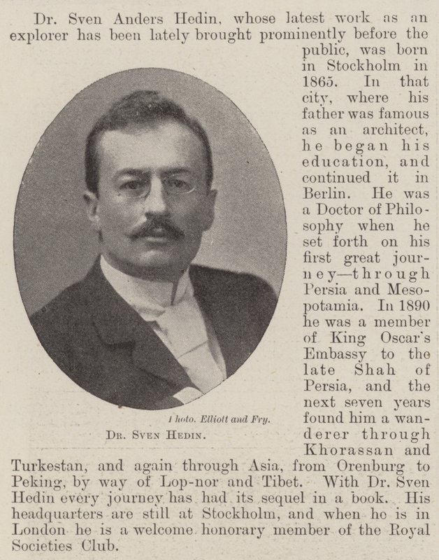 doktor Sven Hedin av English Photographer