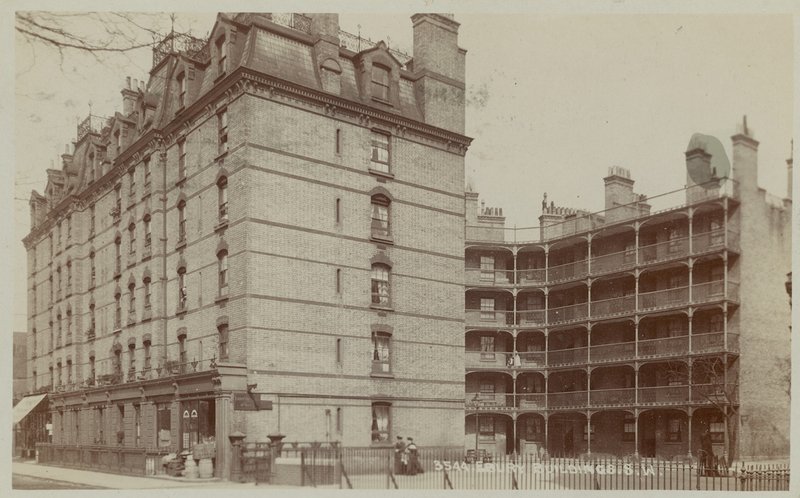 Ebury Buildings på Pimlico Road av English Photographer