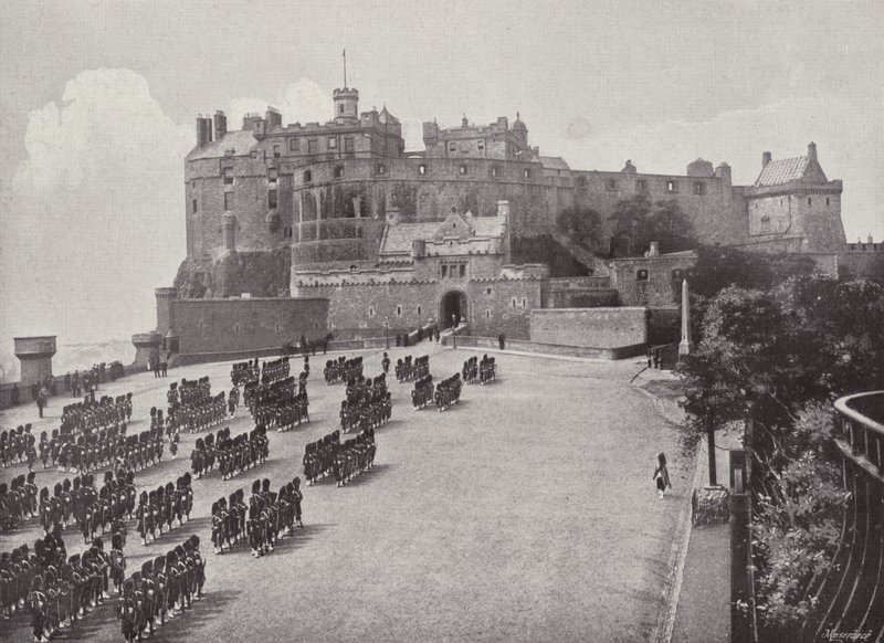 Edinburgh Castle, Esplanaden av English Photographer