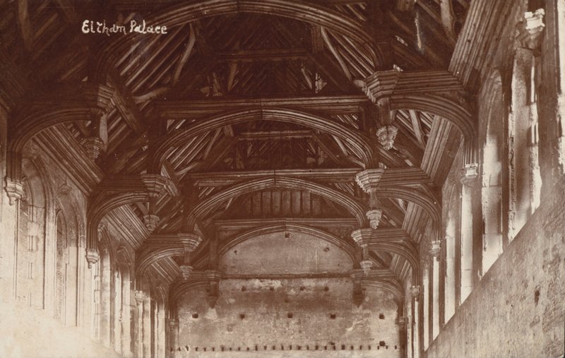 Eltham Palace, tak (s/v foto) av English Photographer