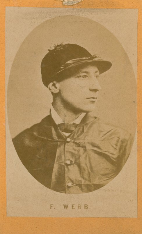 F Webb, jockey av English Photographer