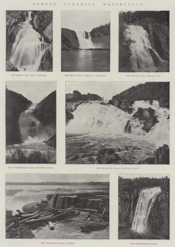 Berömda kanadensiska vattenfall av English Photographer
