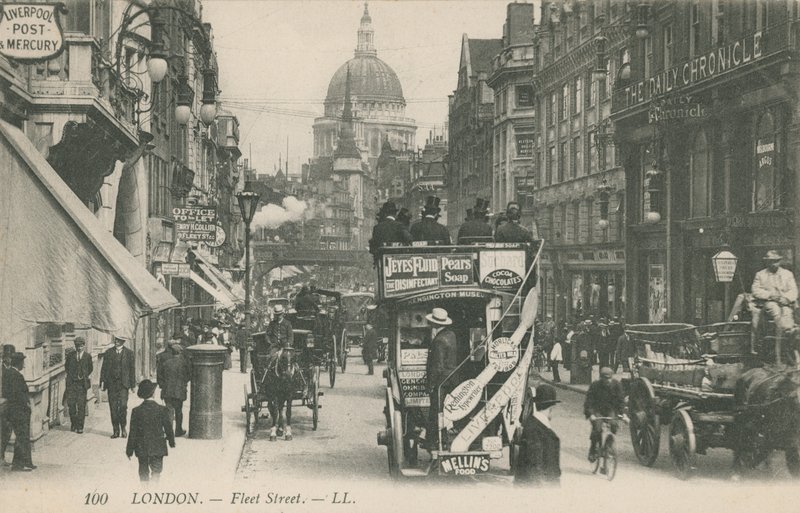 Fleet Street, London av English Photographer