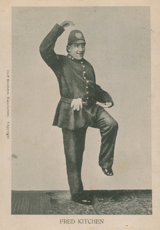 Fred Kitchen, dansande polis av English Photographer