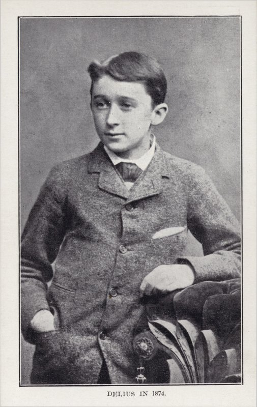Frederick Delius 1874 av English Photographer