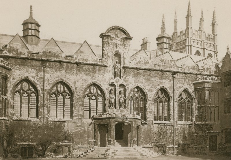 Front Quadrangle, Oriel College, Oxford av English Photographer