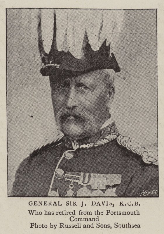 General Sir J Davis, KCB av English Photographer