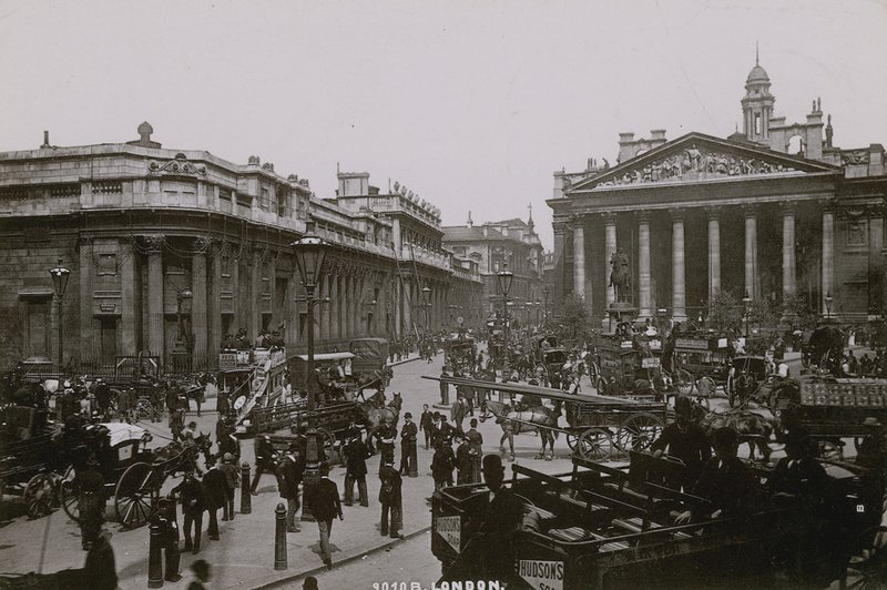 Översikt över The Royal Exchange av English Photographer