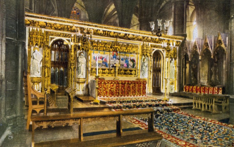 Högaltare, Westminster Abbey, London av English Photographer