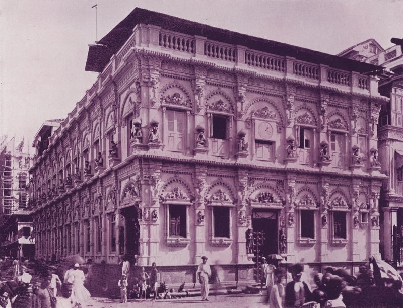 Hindu Temple, Bombay av English Photographer