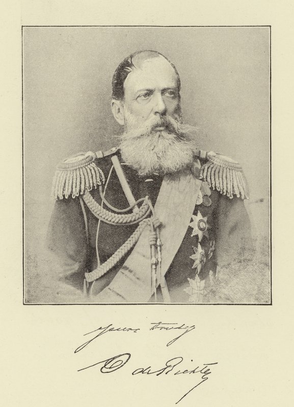 Hans excellens general de Richter av English Photographer