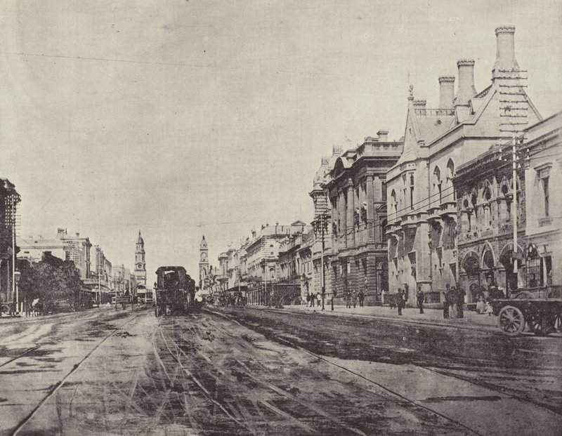 King William Street, Adelaide av English Photographer