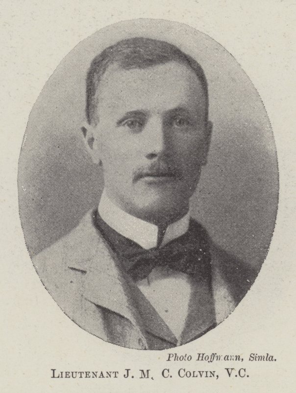 Löjtnant J M C Colvin, VC av English Photographer