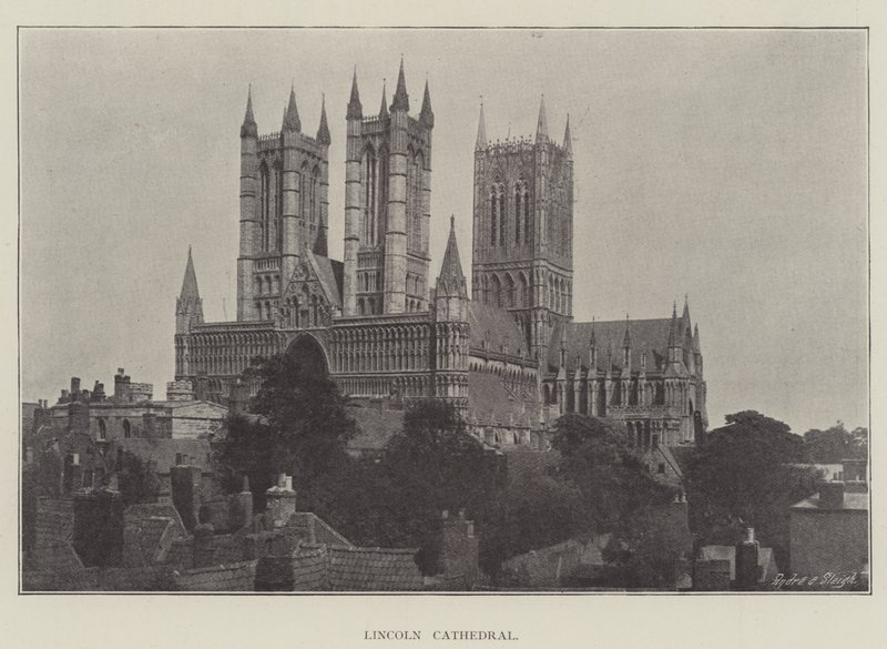 Lincoln katedral av English Photographer