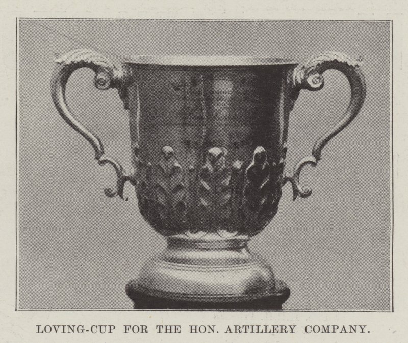 Loving-Cup för det ärade artillerikompaniet av English Photographer