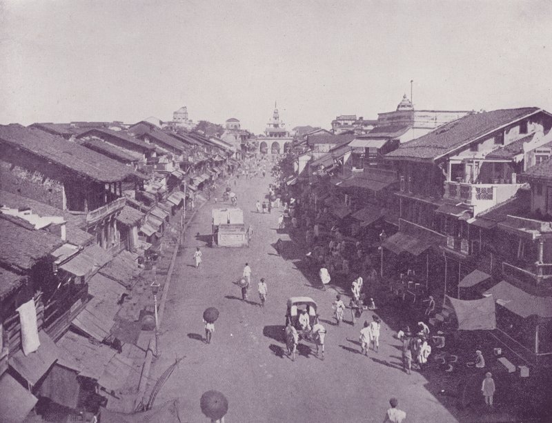 Main Street, Baroda av English Photographer