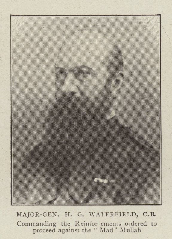 Generalmajor H G Waterfield, CB av English Photographer