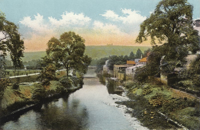 Matlock Bridge, vid floden Derwent av English Photographer