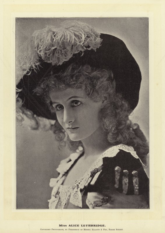 Miss Alice Lethbridge av English Photographer