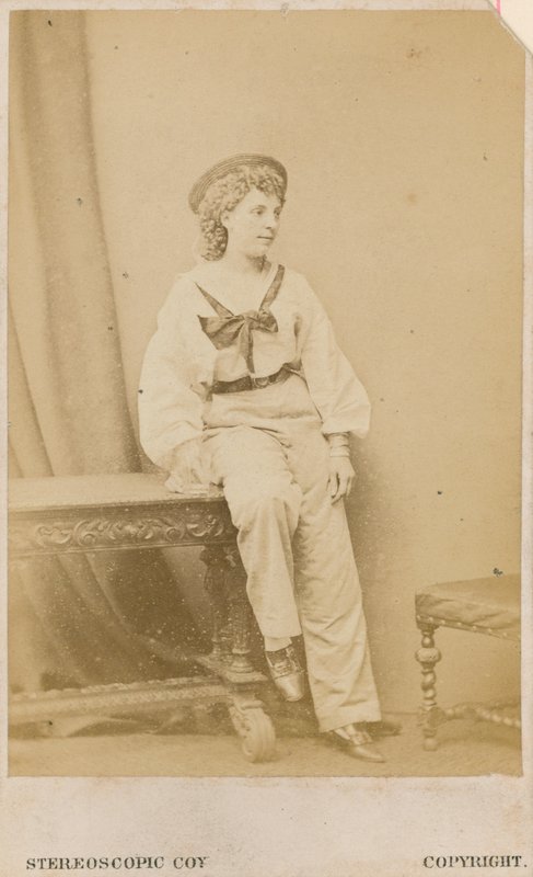 Miss Collinson av English Photographer