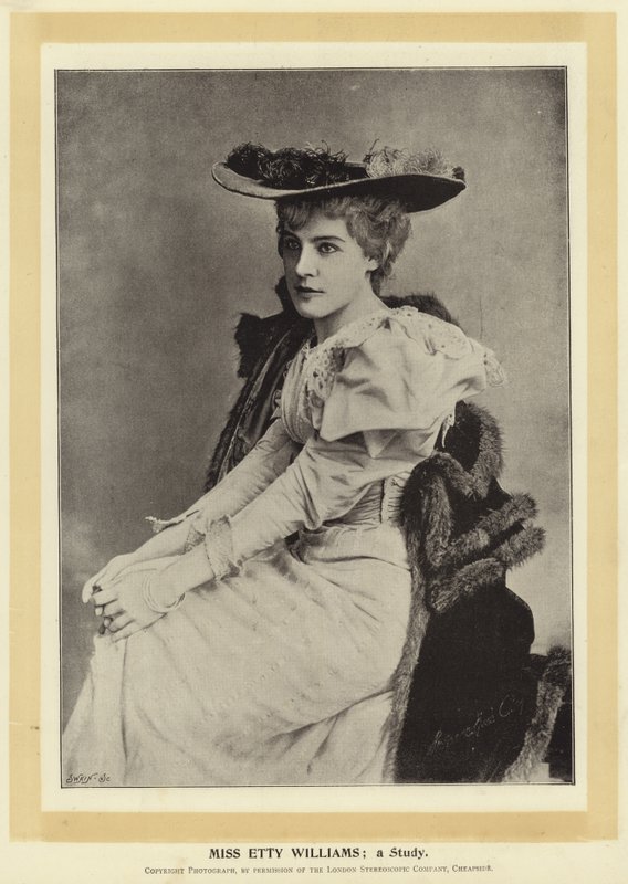 Miss Etty Williams; en studie av English Photographer