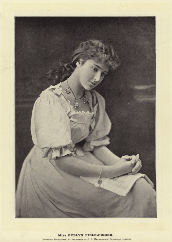 Fröken Evelyn Field-Fisher av English Photographer