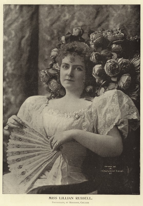 Fröken Lillian Russell av English Photographer
