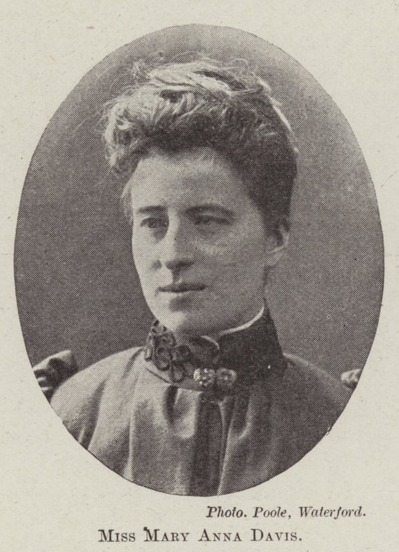 Miss Mary Anna Davis av English Photographer