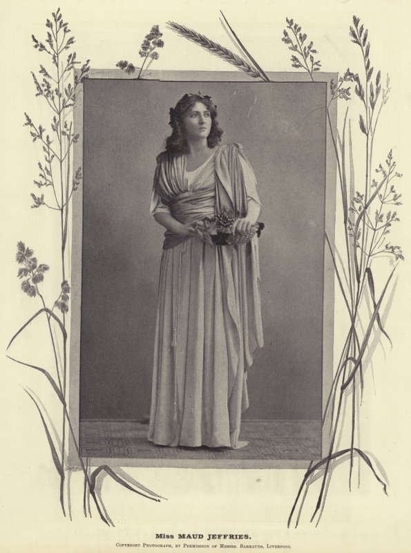 Miss Maud Jeffries av English Photographer