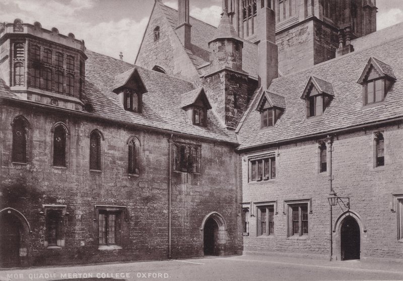 Mob Quadrangle Merton College, Oxford av English Photographer