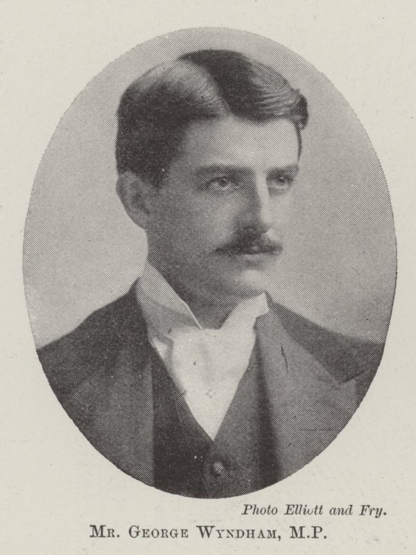 George Wyndham, MP av English Photographer
