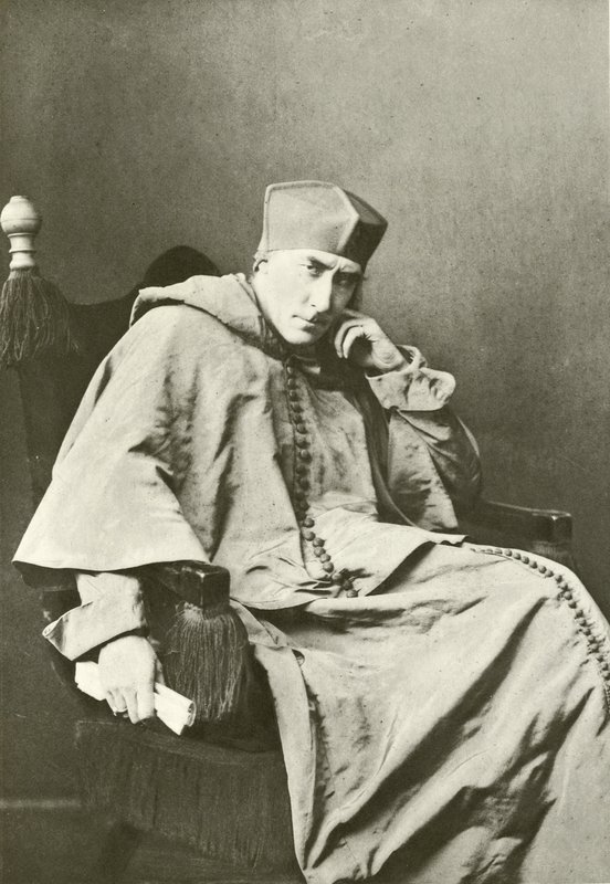 Mr Henry Irving som kardinal Wolsey (gravyr) av English Photographer