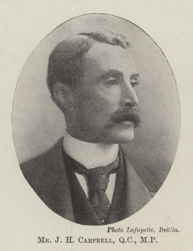 Mr J H Campbell, QC, MP av English Photographer