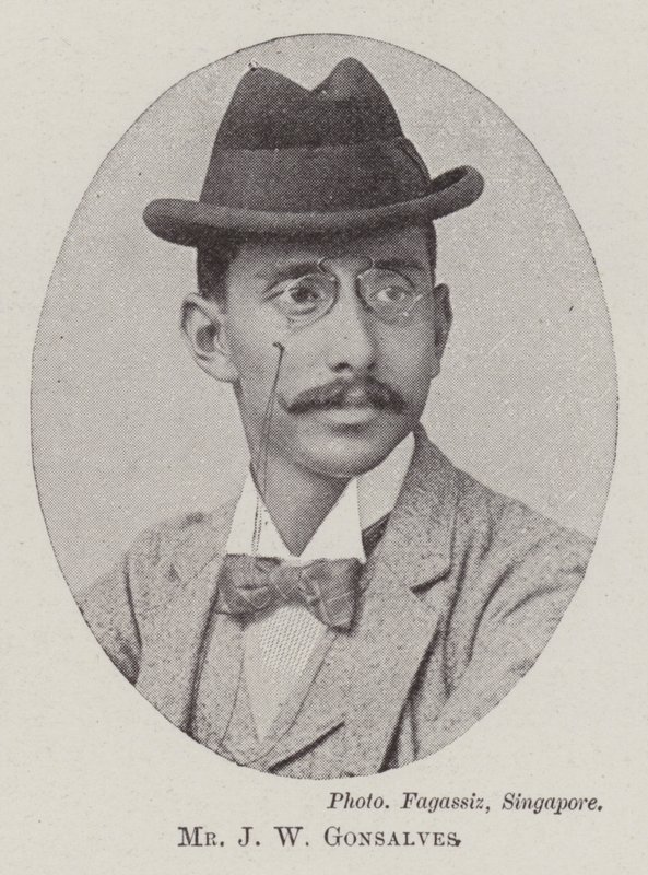 Mr J W Gonsalves av English Photographer