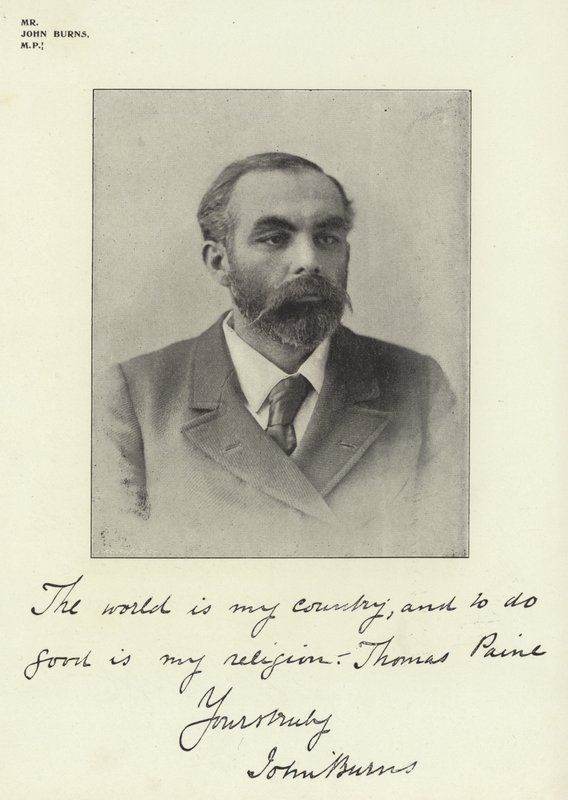 John Burns, MP av English Photographer
