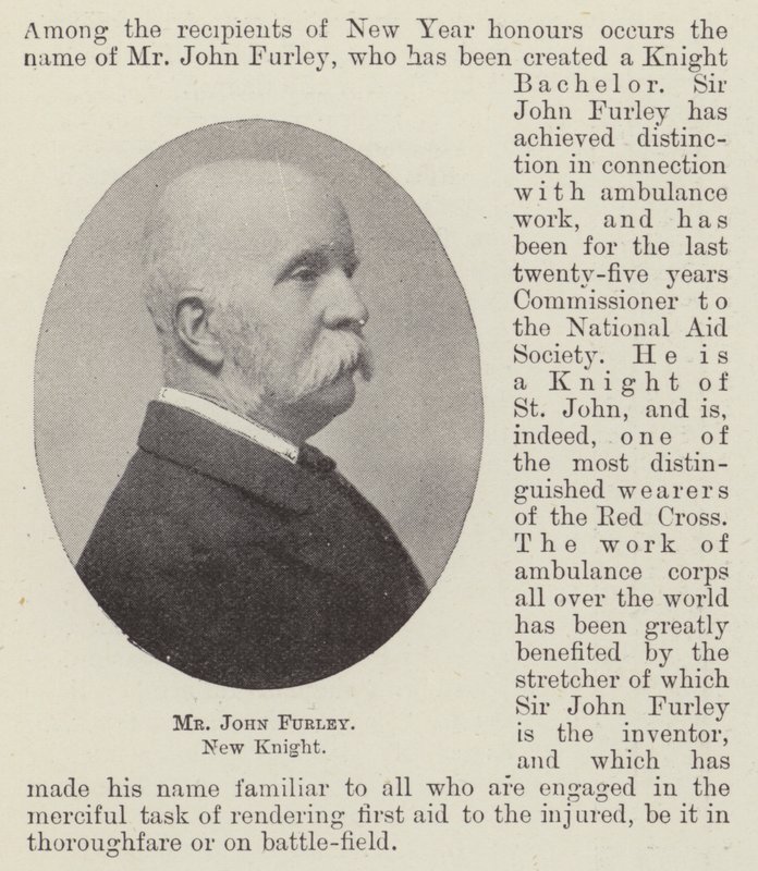 Mr John Furley, New Knight av English Photographer