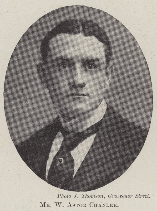 Mr W Astor Chanler av English Photographer