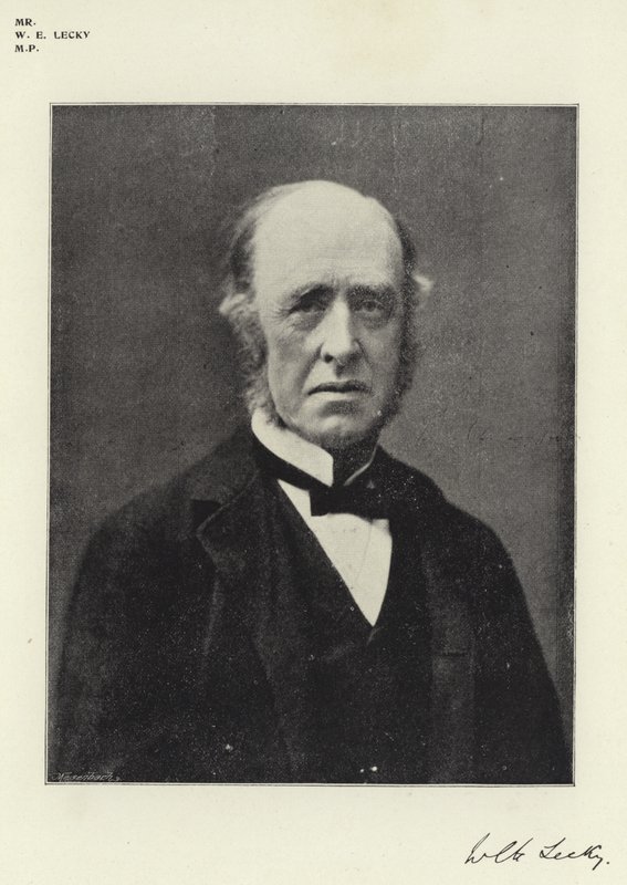 W E Lecky, MP av English Photographer