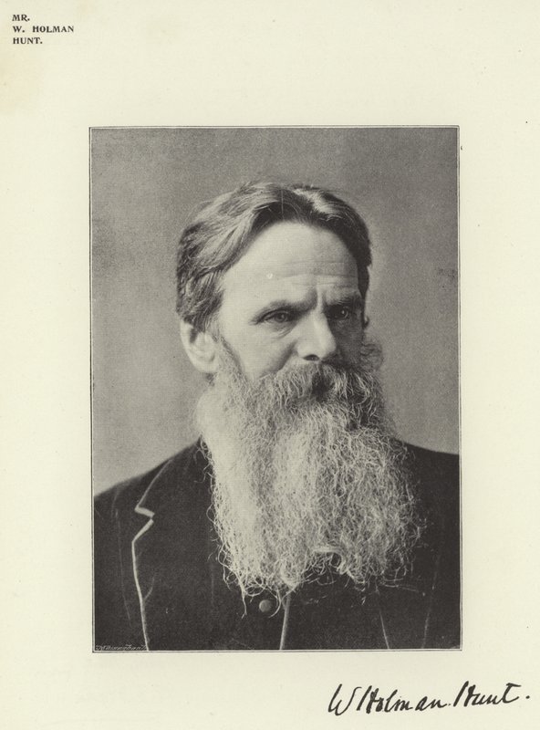 Mr W Holman Hunt av English Photographer