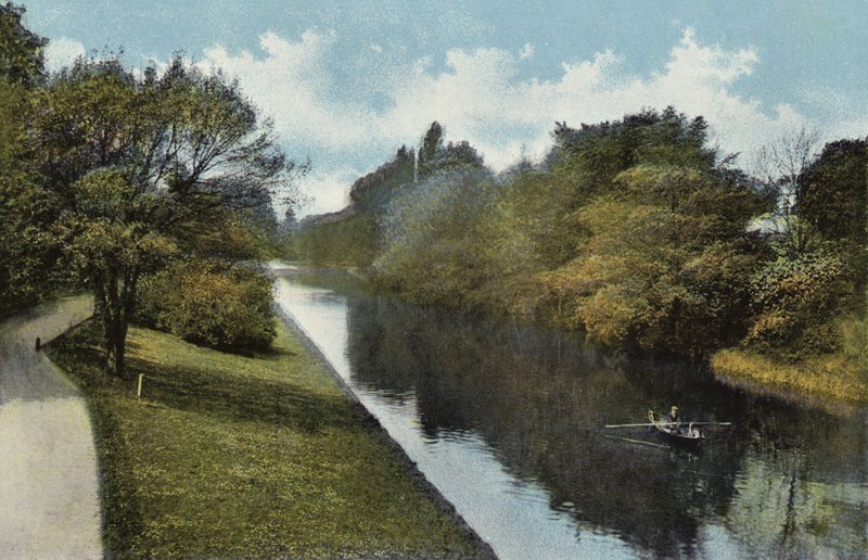 New River Walk, Leamington av English Photographer