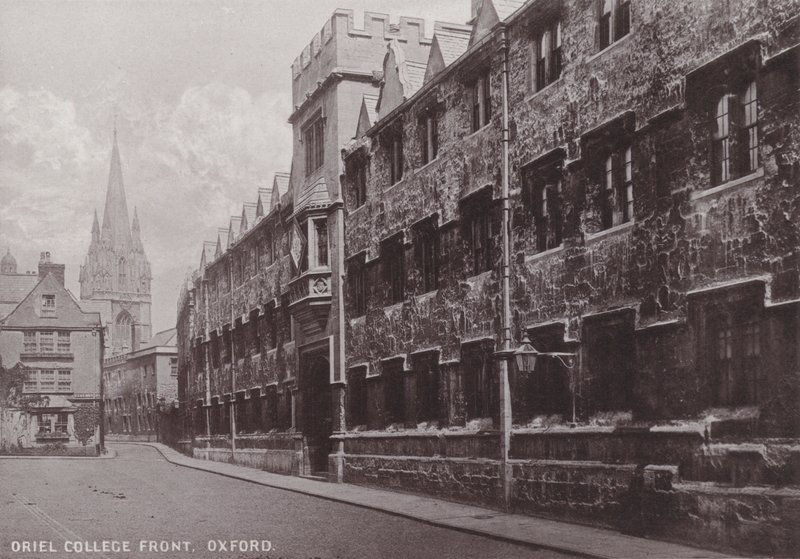 Oriel College Front, Oxford av English Photographer