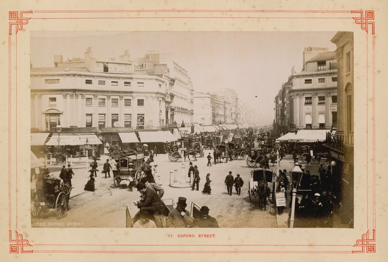 Oxford Street, Regent Circus, London av English Photographer