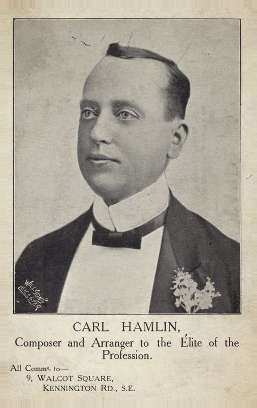 Porträtt av Carl Hamlin av English Photographer