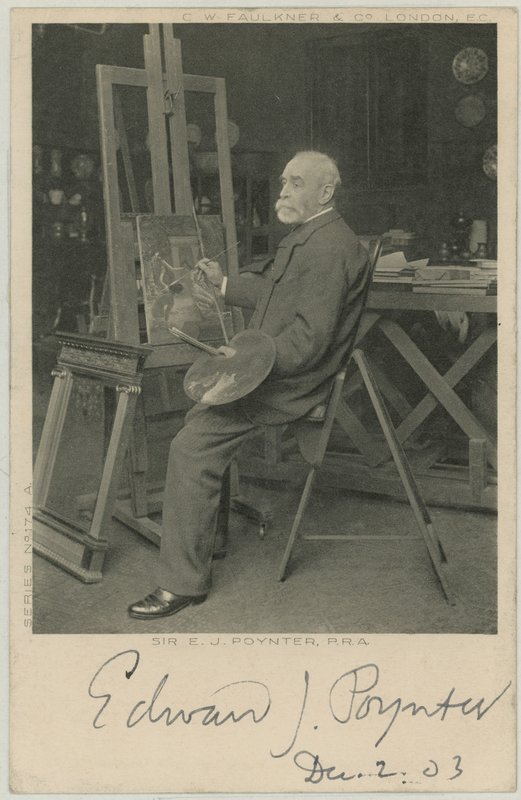 Porträtt av Sir Edward J Poynter av English Photographer