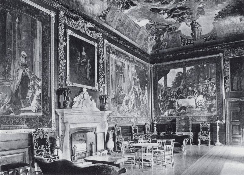 Presence Chamber, Windsor Castle (s/v foto) av English Photographer