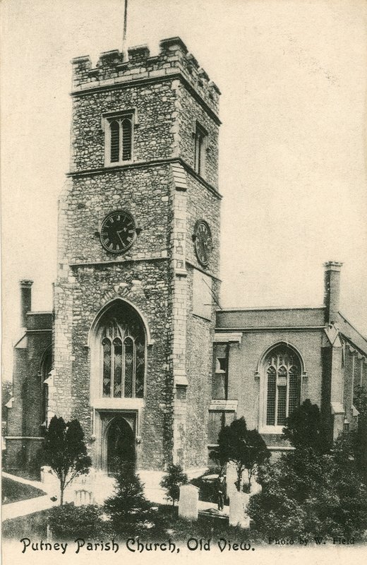 Putney Church, London av English Photographer