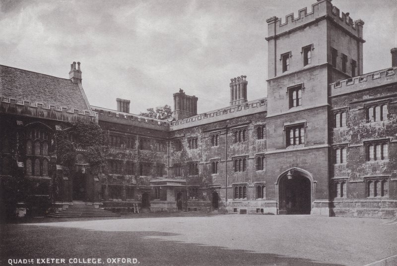 Quadrangle Exeter College, Oxford av English Photographer