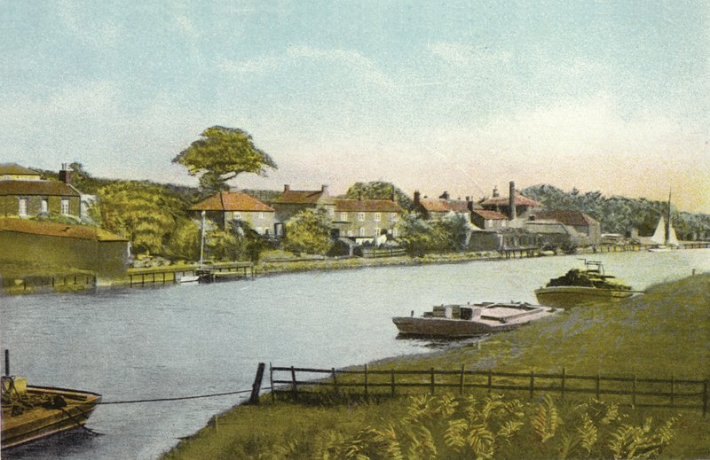 Reedham, från järnvägsbron av English Photographer